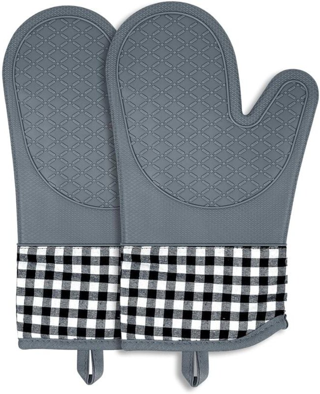 Ofenhandschuhe, hitzebeständige Ofenhandschuhe, Küchenhandschuhe bis 230 °C (30 cm)