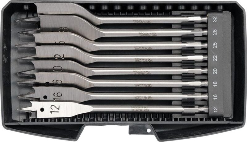 Spatenbohrersatz 12-32mm, 8er Set YT-3259 Yato