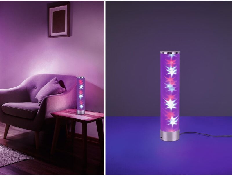 Defibrico - led Tischleuchte rico dimmbar Fernbedienung, Farbwechsel 38cm hoch