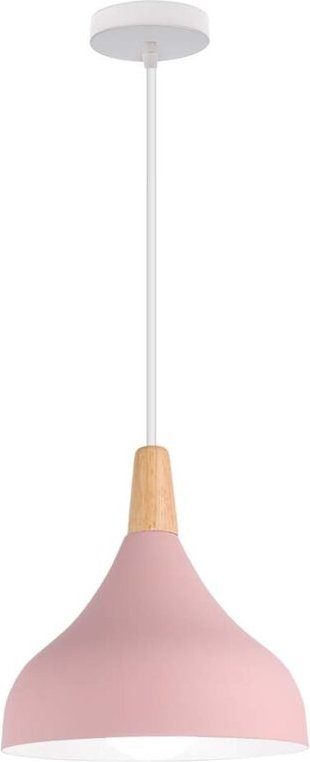 Axhup - Pendelleuchte, 1 Flammig Hängeleuchte im Moderne Stil, Kronleuchter mit Ø20cm Lampenschirm für Wohnzimmer Schlaf...