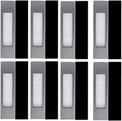 Ersatzfilterset für Staubsauger Ecovacs Deebot ozmo 920 950 T5 T8 aivi (Farbe: Schwarz und Weiß) - Ymyny