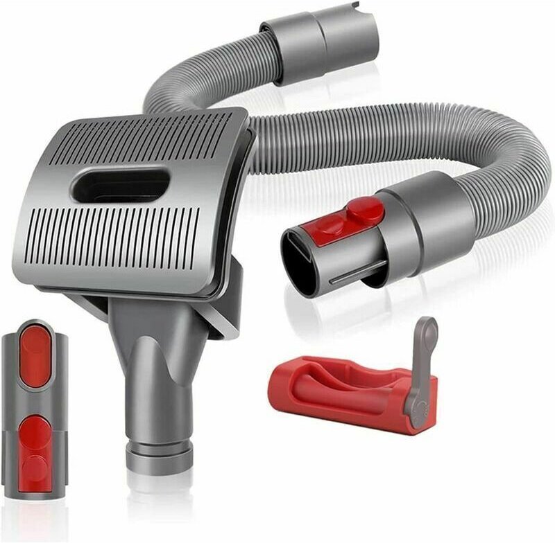 Haustierpflegeset, kompatibel mit Dyson V11 V10 V8 V7 – Bürste + flexibler Schlauch + Adapter + RTGPT-Auslöser.
