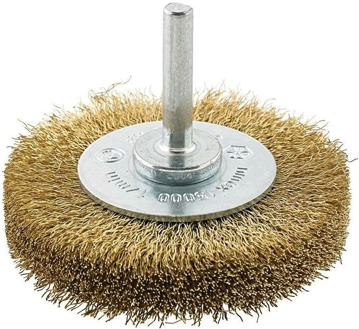 Rundbürste Messing gewellt 70x6x mm FORMAT