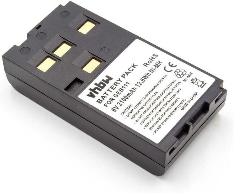 vhbw Akku kompatibel mit Leica TCR406 Power, TCR407, TCR802 Power, TCR803 Power, TCR805 Power Messgerät (2100 mAh, 6 V, ...