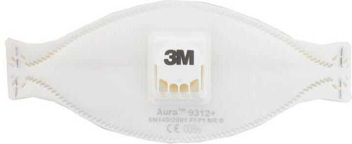 3M - Atemschutzmaske 9312+ Aura FFP1NRD m.Ventil b.4xAGW-Wert EN149/2001+A1:2009 10 Stk