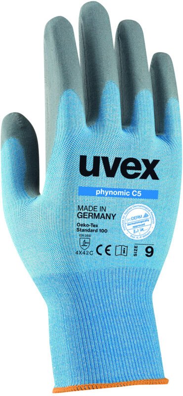 Uvex - phynomic C5 6008109 Schnittschutzhandschuh Größe (Handschuhe): 9 en 388 1 Paar