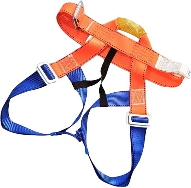 Generisch Klettergurt Herren, Sicherheitsgurt Für Höhenarbeiten, Abseilausrüstung Halbkörper, Dicker Hüftgurt Zur Brandr...