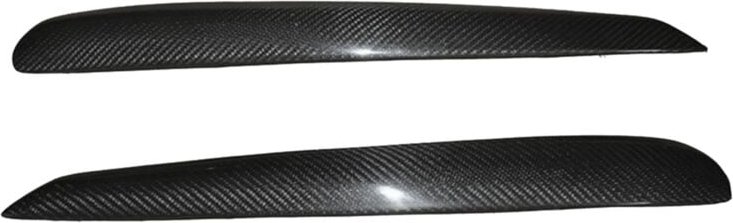 Auto-Karbonfaser-Scheinwerfer, Augenbrauen, Augenlider, Abdeckung, Wimpern, Scheinwerfer-Aufkleber für Golf 6 MK6 2008-2...