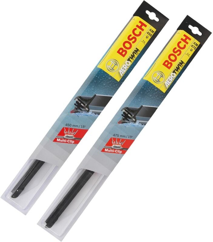 Bundle Wischerblatt Aerotwin Links + Rechts für vw Lupo - Schwarz