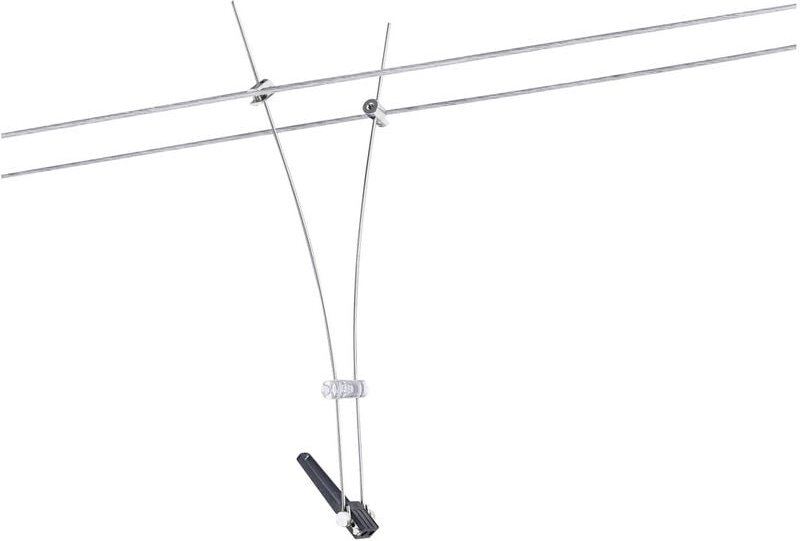 Paulmann - Comet Niedervolt-Seilsystem-Leuchte GU5.3 50 w Halogen Chrom