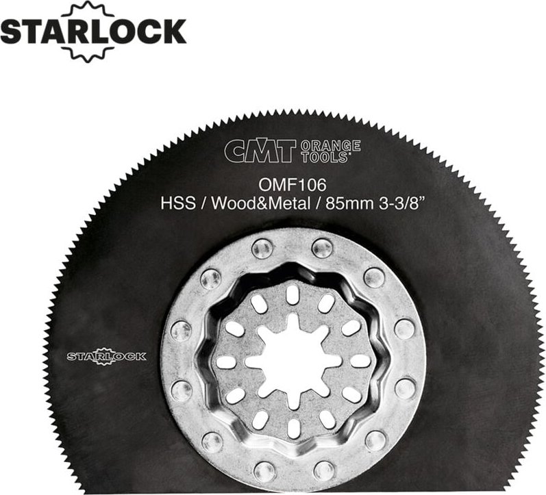 OMF106-X5 5 SEGMENTIERTE SÄGEBLÄTTER FÜR METALL/HOLZ HSS D=85x1mm SL