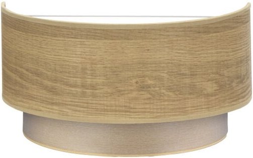 Wandleuchte Tania 1xe27 Licht Holz 15x30x16 Cm - Fabrilamp