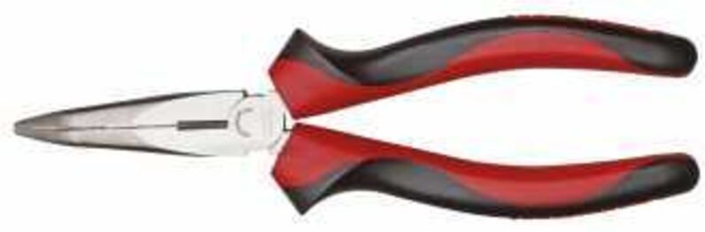 L+ R28512160 Flachrundzange gewinkelt 45° 160 mm 2K-Griff