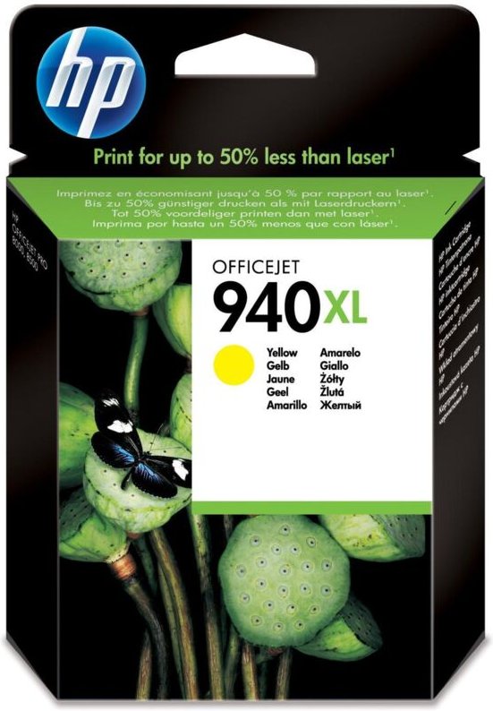 HP 940XL High Yield Yellow Original Ink Cartridge Druckerpatrone 1 Stück(e) Hohe (XL-) Ausbeute Gelb