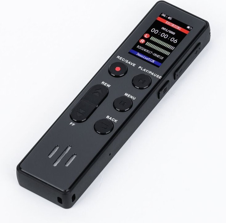 64 GB digitales Diktiergerät, Sprachaktivierter Rekorder, tragbarer Sound-Recorder mit Wiedergabe, Mini-HD-Aufnahmegerät...