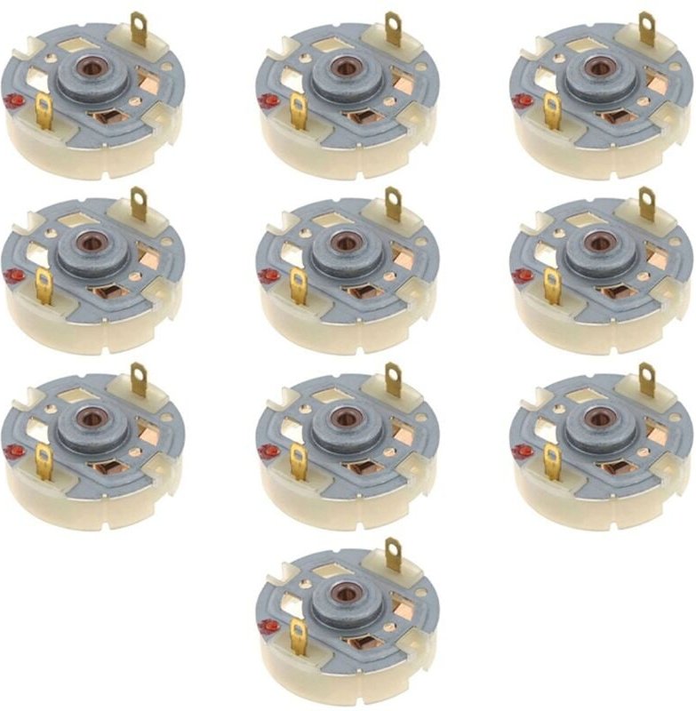 Kupferbürste RS550 Motor Ladebohrer Teile Kohlenstoffhalter Elektroschrauber Zubehör 10 Stück