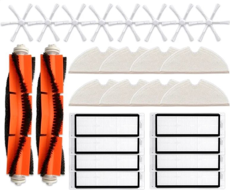 Für xiaowa E352 Roboter Wichtigsten Pinsel Seite Hepa-Filter Mopp Tuch