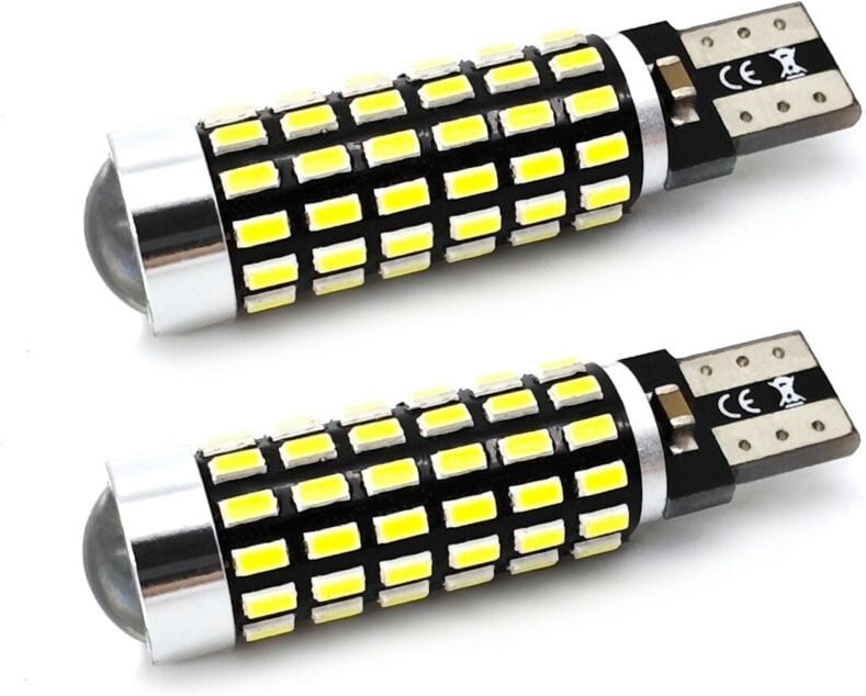 Stück W5W LED-Lampe T10 12-24V CANBUS Linse 750lm weiß