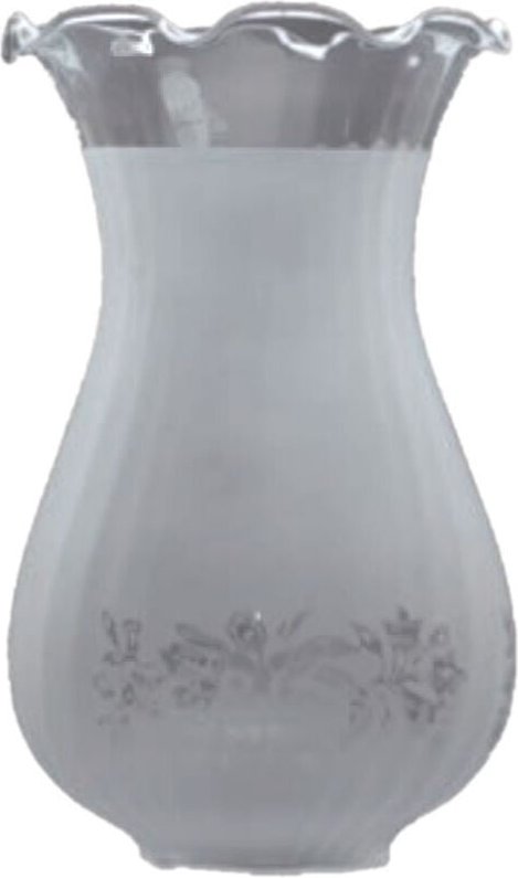 Ltde - merida Lampenschirm aus Glas 19x13cm matte Öffnung von 5cm