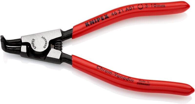 Knipex - 46 21 A01 Sicherungsringzange f. Außenringe auf Wel. schw. atra. 125 mm