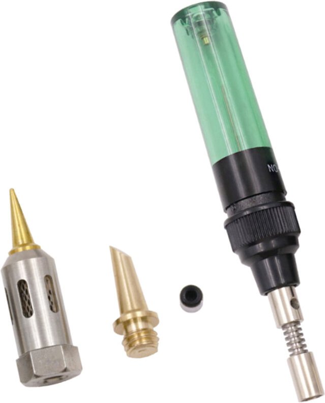 Kit saldatore a gas portatile ricaricabile senza fili per manutenzione elettronica e riparazione di veicoli.