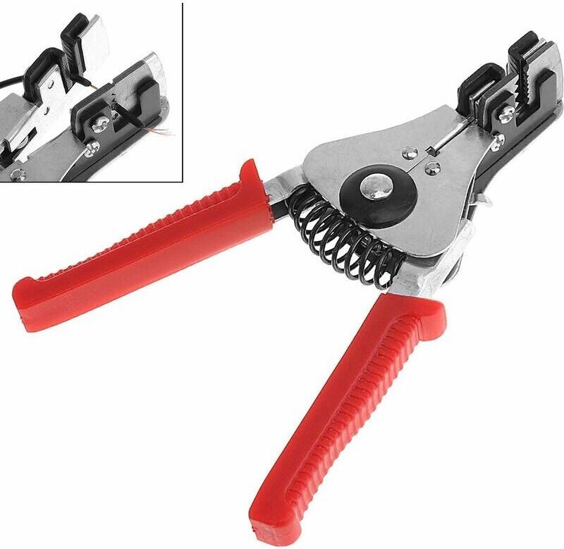 Abisolierzange, 3-in-1 automatische Abisolierzange, multifunktionale Elektriker-Abisolierzange, Schneidzange, Crimpzange