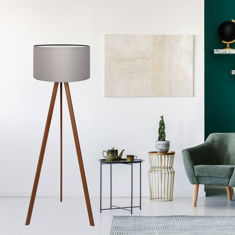 Stehlampe Newport Grau [ Lux.pro