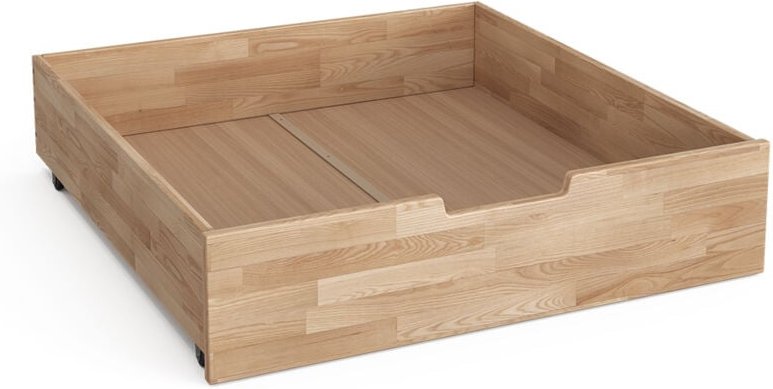 Rollschublade Teddy, Naturholz, 92 x 89 cm, Vitalispa