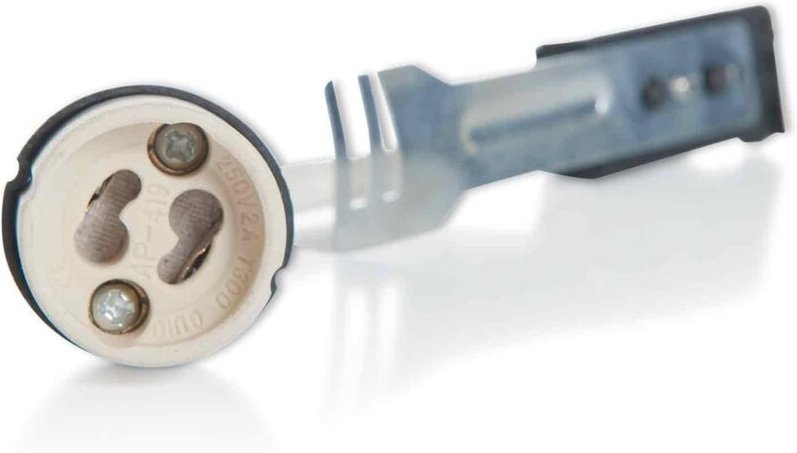 Lampenfassung GU10 230V Brandschutz mit Zugentlastung