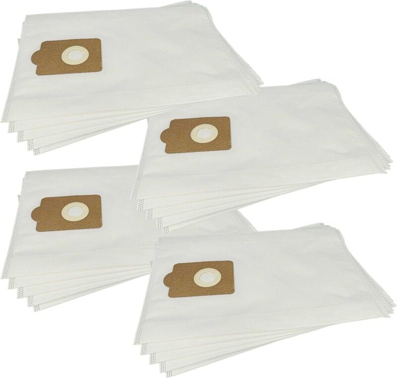20x Staubbeutel kompatibel mit Hako Clean 7231, Supervac 140 Staubsauger - Mikrovlies, 20 l Füllvolumen, 47cm x 30cm Wei...