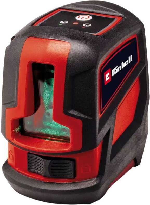 Einhell - Kreuzlinienlaser tc-ll 2 g (selbstnivellierend, horizontale/vertikale grüne Laserlinien, digitale Wasserwaage,...