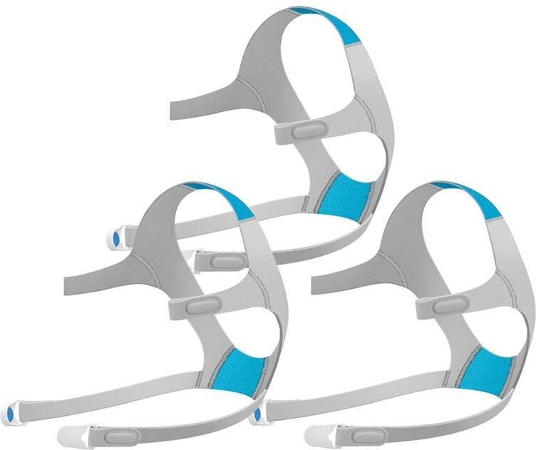 -Kopfbedeckung für F20, 3 Packungen Kopfbedeckung Vollgesichtsmaske - Zubehör, Riemen mit Magnetclips