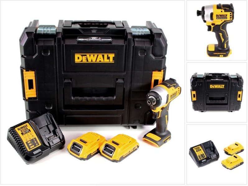Dewalt - DCF809D2T Akku Schlagschrauber bürstenlos 18V - 2Ah 2 Akkus tstak Koffer