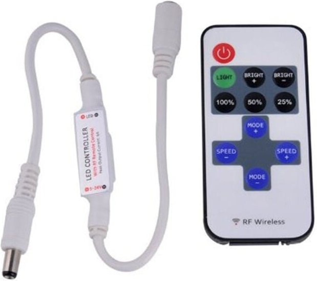 Trade Shop Traesio - Trade Shop - dimmer 5V 12V 24v dimmer mit telecomando Streifen führte Module 3528 5050 5630 -