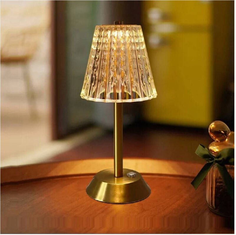 Trade Shop Traesio - Trade Shop - leuchte für die verteilung der krystalen tabellenbatterie dimerabil led lights -