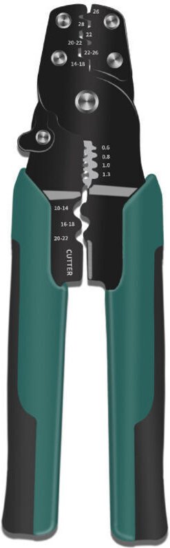 Elektrisches Crimpwerkzeug, Crimpzange, Crimpzange, Crimpwerkzeug, Kabelcrimpzange, 3-in-1 Crimp-/Kabelschneide-/Abisoli...