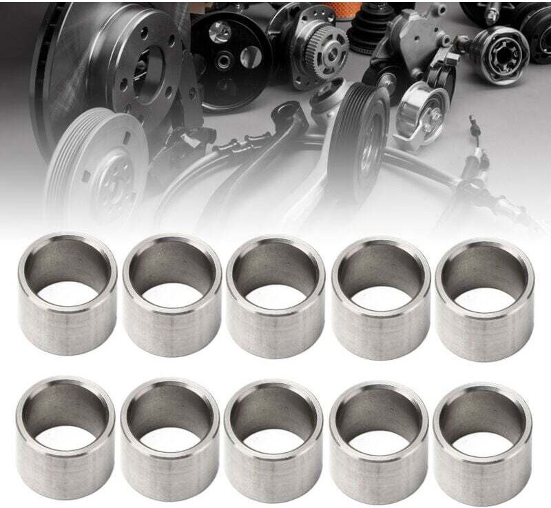 10 Stück Unterlegscheiben-Abstandshalter, 15 mm Außendurchmesser, 12 mm Innendurchmesser, Edelstahl, langlebig, für Indu...