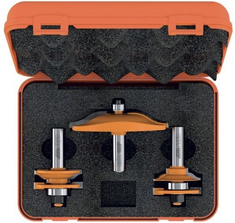 900.514.11 Satz Mit 3 Profilfräsern Für Küche Hw S=12 (Dis. C+c2) Rechts