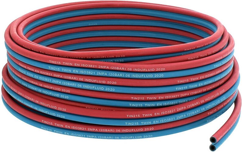 Schweißschlauch Sauerstoff/Acetylen ø 6,3 mm - Länge 10 Meter