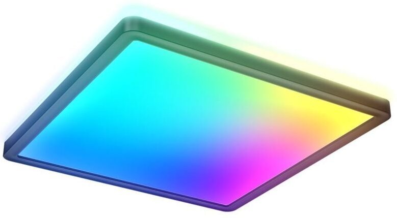 Thumbnail - Led Panel 29x29 cm - 15W, 1850lm, dimmbar, Fernbedienung, rgbw, schwarz