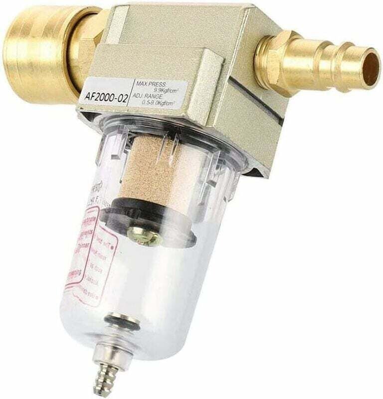 Shining House - 1/4 Druckluft-Wasserabscheider-Druckminderer, Druckluftfilter, Öl-Wasser-Abscheider, für Kompressorfilte...