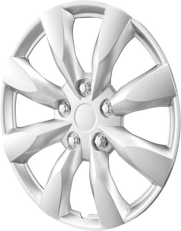 Felgenabdeckung Radkappen, 16' Durchmesser, kratzfestes abs- und PC-Material, Druckknopf- und Ventildüsenloch, hohe Stei...