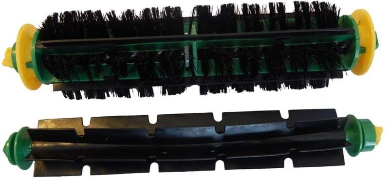 2x Rundbürste Bürstenset kompatibel mit iRobot Roomba 534, 535, 540 Saugroboter - Lamellenbürste, Borstenbürste - Vhbw
