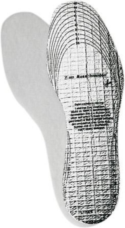 Aluthermsohle z.Ausschn., Gr. 36-46 Fortis