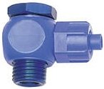 Riegler Winkel-Verschraubung, drehbar, G 1/4, für Schlauch 6/4, POM