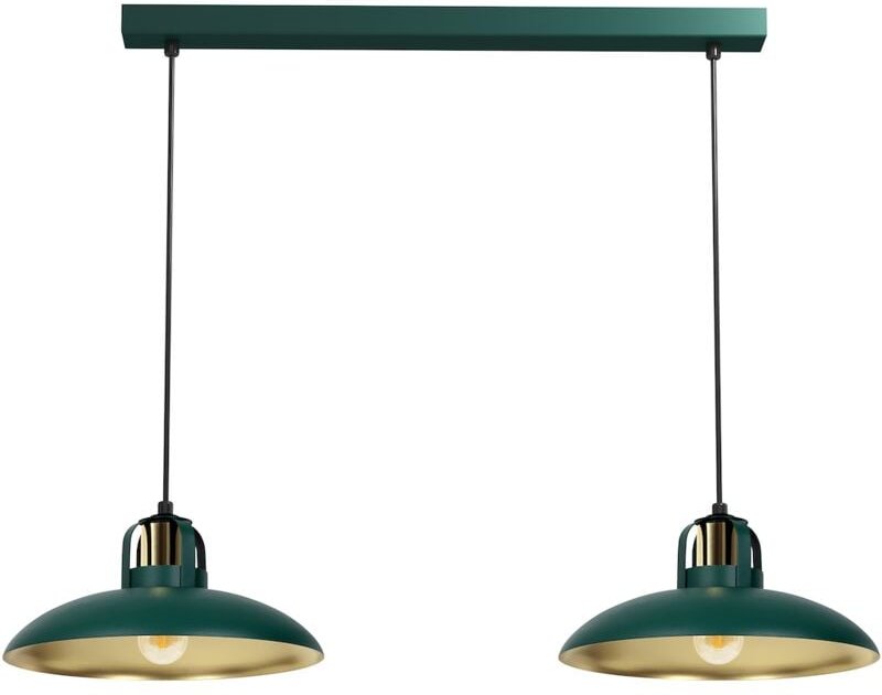 Milagro FELIX MLP7710 grün/gold Kronleuchter Pendelleuchte