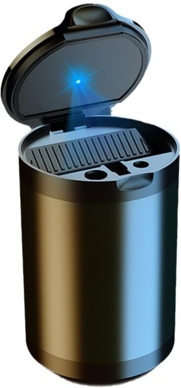 Aschenbecher, Autoaschenbecher, Taschenaschenbecher, LED-Licht, schwer entflammbar, wasserdicht, hochtemperaturbeständig...