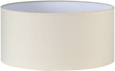 Dori Zylindrischer Lampenschirm E27 beige 45Dx45dx22h Cm Popelin Stoff