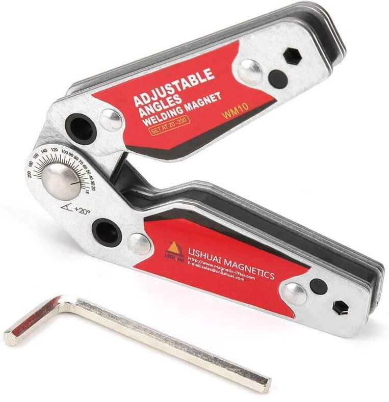 Magnetischer Schweißhalter, verstellbare Winkel (20°–200°), magnetischer Schweißhalter, Schweißzubehör
