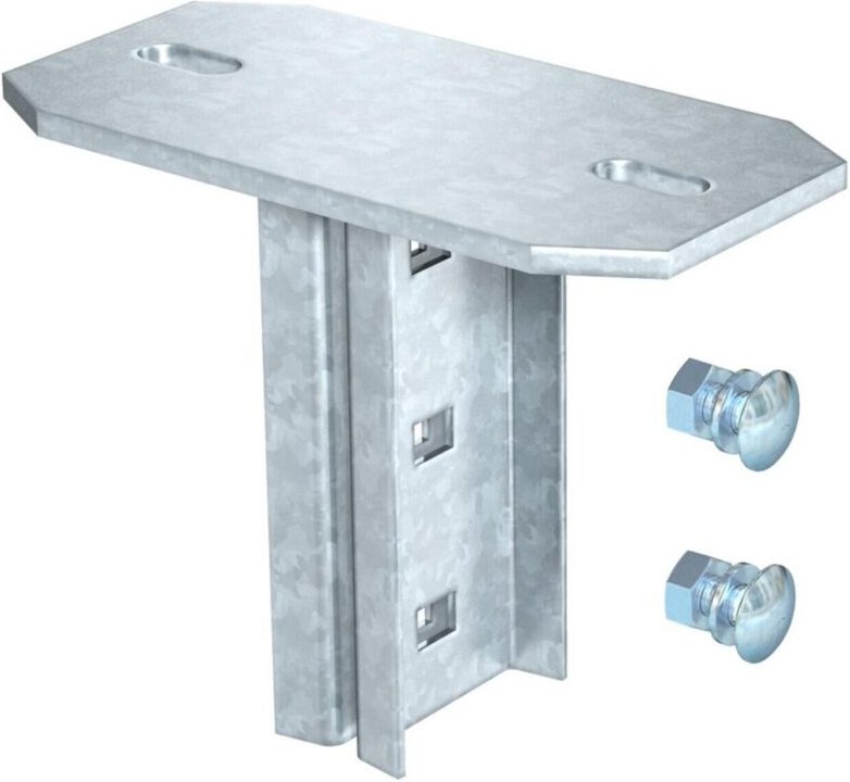 OBO Bettermann Vertr Kopfplatte für IS 8-Stiel,90° KI 8 NOK FTK LGR